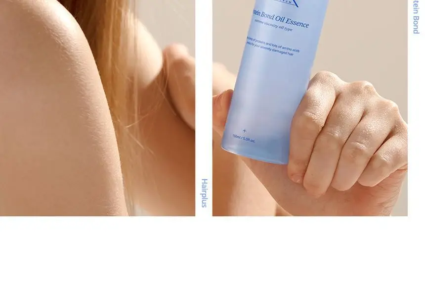[온라인단독/대용량]헤어플러스 단백질 본드 오일 에센스 150ml(프로틴 세럼) 상세페이지 19
